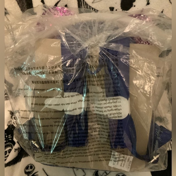 Fantasyland Castle Sequin - Purple & Silver Loungefly - Picture 5 of 5